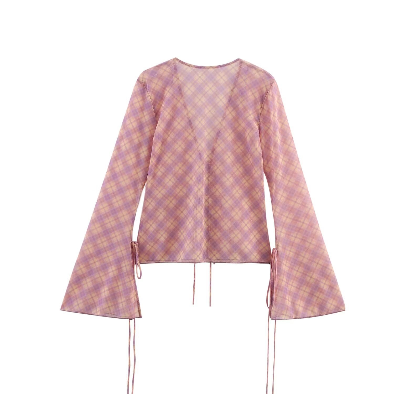Fashion mesh printed shirt+mid skirt set for women